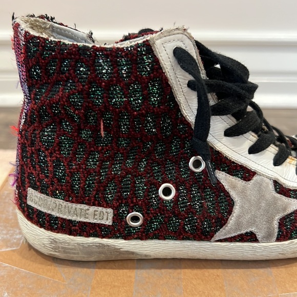 GOLDEN GOOSE FRANCY MID TOO SNEAKERS SIZE 6 - Picture 2 of 10